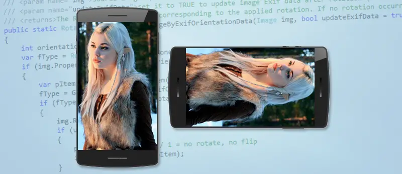 Correggere l'orientamento delle foto scattate con iPhone e/o Android con .NET C#