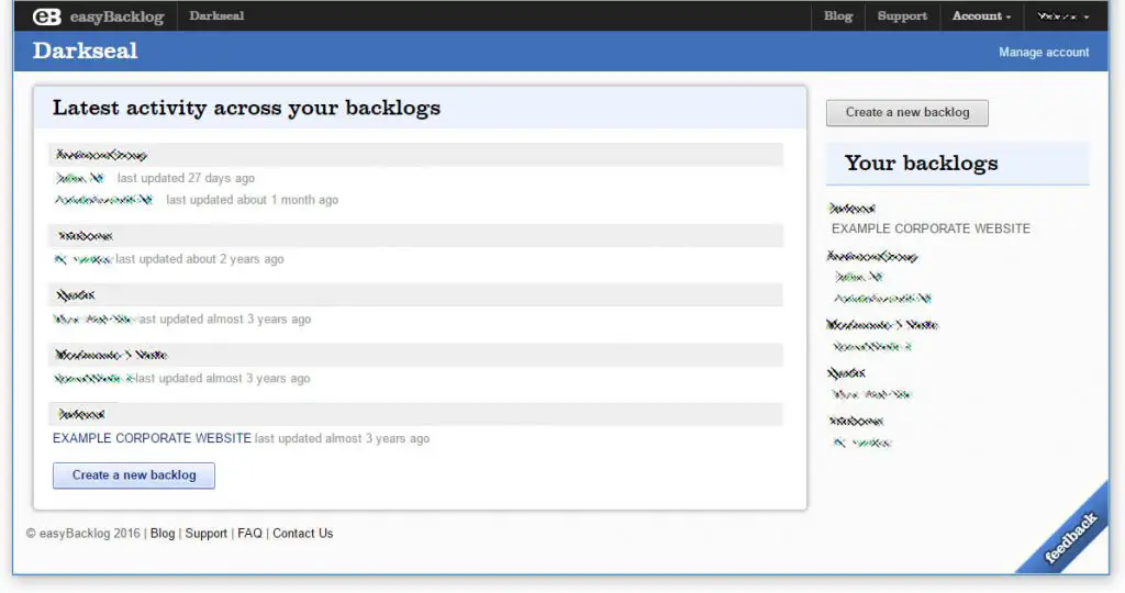 easybacklog-latest-activity