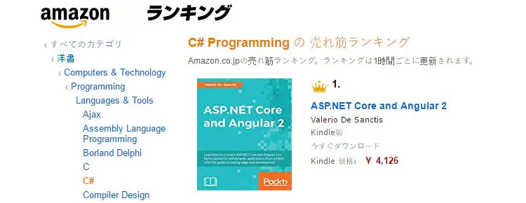 ASP.NET Core and Angular 2, primi dati di vendita: Big in Japan! (e in UK)