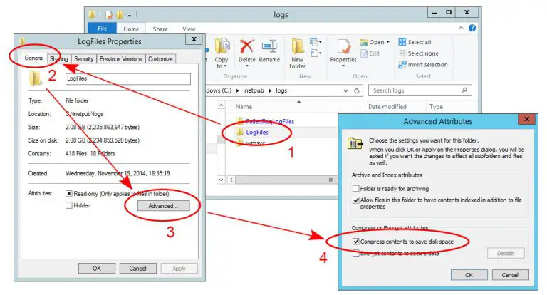 Manage IIS Log Files and purge those older than N days with a batch file