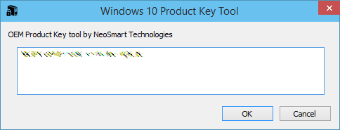 How to retrieve the Windows 10 Product Key from BIOS / UEFI / Windows Registry