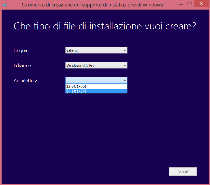 Link ufficiali Microsoft per il download delle immagini ISO Windows 7, Windows 8.1 e Windows 10 in italiano (product key non incluso)