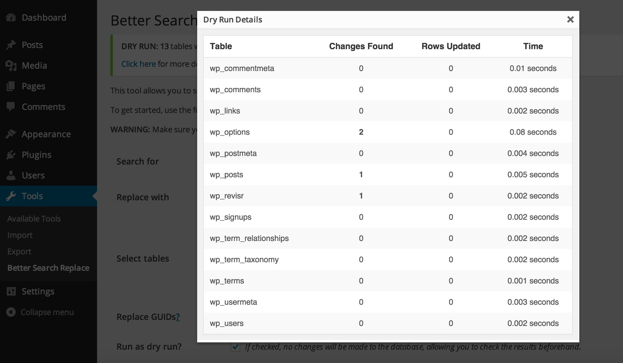 Wordpress - How to perform Search and Replace on whole Database (post, pages, wp_options) using WP plugins or MySQL tools