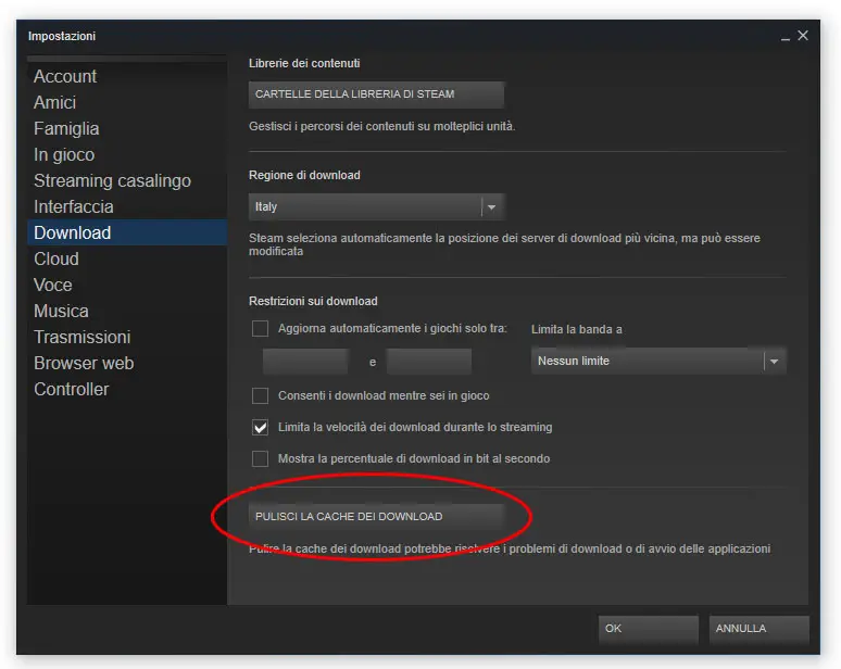 Steam bloccato su Aggiornamento Necessario - il Download non parte: come risolvere?