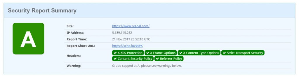 NGINX - How to setup the nginx.conf file to send HTTP Security Headers with your web site (and score an A on securityheaders.io)