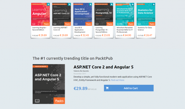 ASP.NET Core 2 and Angular 5 - Top #1 Trending Book