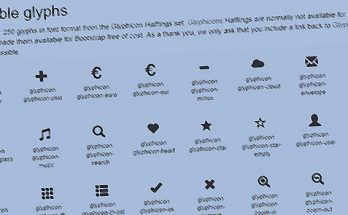 How to use Bootstrap 3 Glyphicons Halflings set with Bootstrap 4 (with or without FontAwesome mapping)