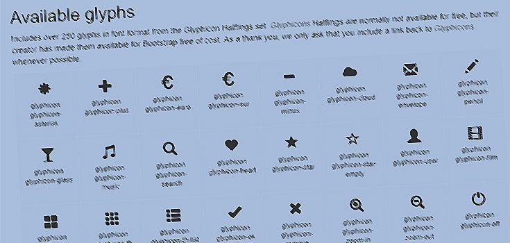 How to use Bootstrap 3 Glyphicons Halflings set with Bootstrap 4 (with or without FontAwesome mapping)