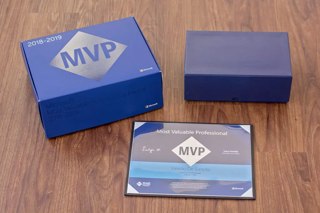 Microsoft MVP Award 2018-2019 in Developer Technologies