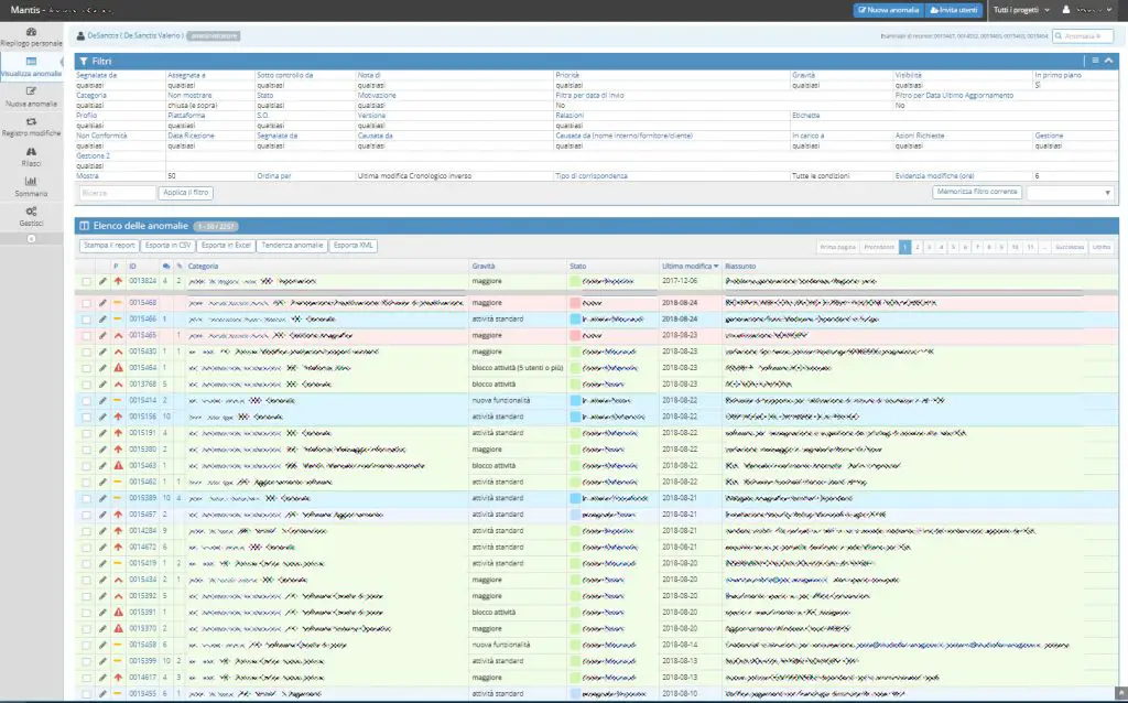 Mantis BT 2.x - Enable row-level coloring just like MantisBT 1.x with a JQuery script