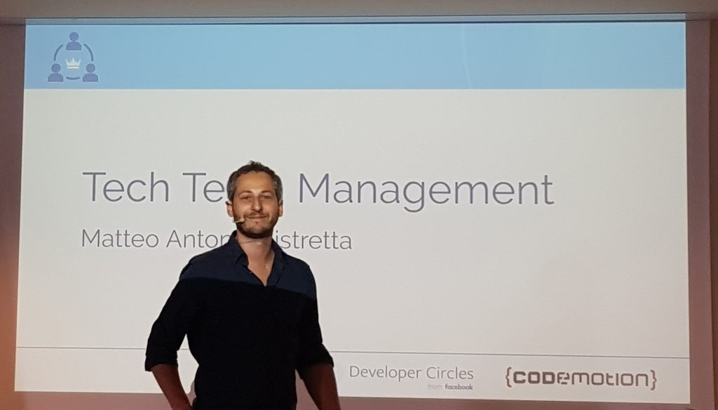 From Developer to CTO - Tech Leadership Training Bootcamp by Codemotion - Day 1