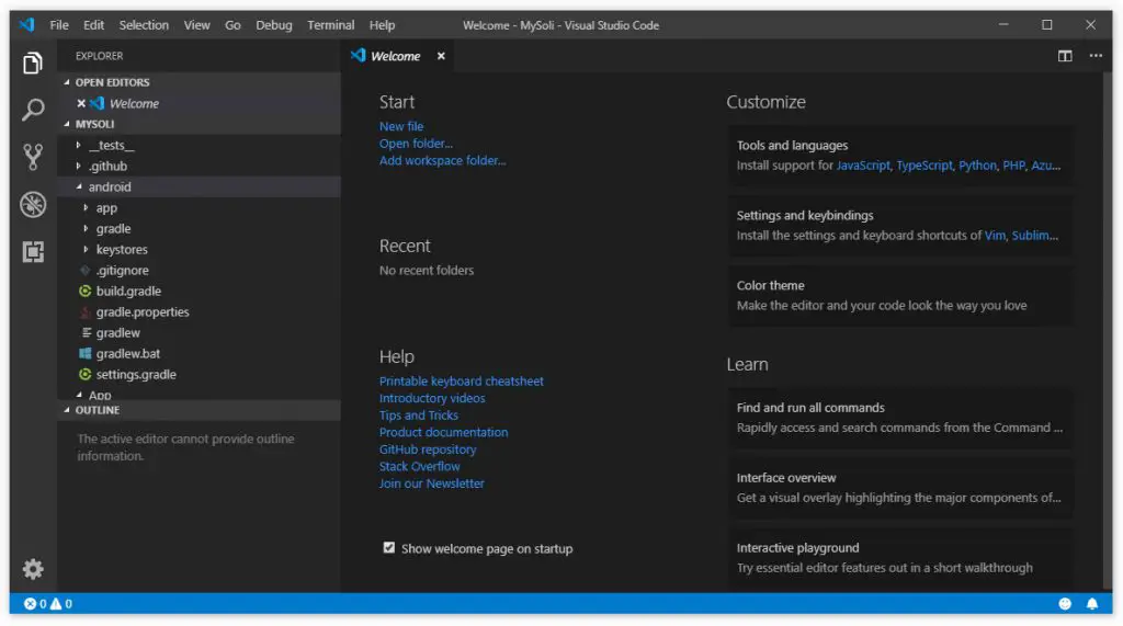 Getting Started with React Native and Visual Studio Code on Windows: Hello World sample app