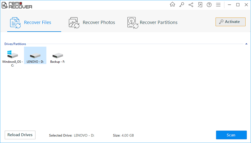 Remo Recover - file and partition recovery tool for win and mac - Review