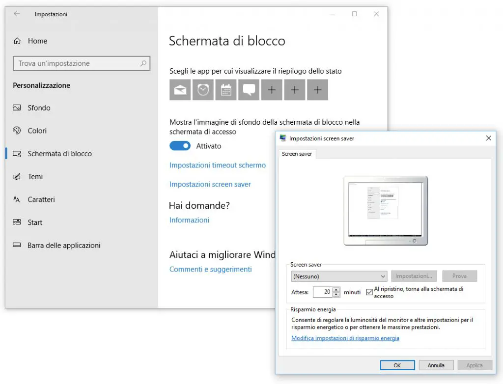 Windows e Windows Server - Impostazioni di sicurezza account