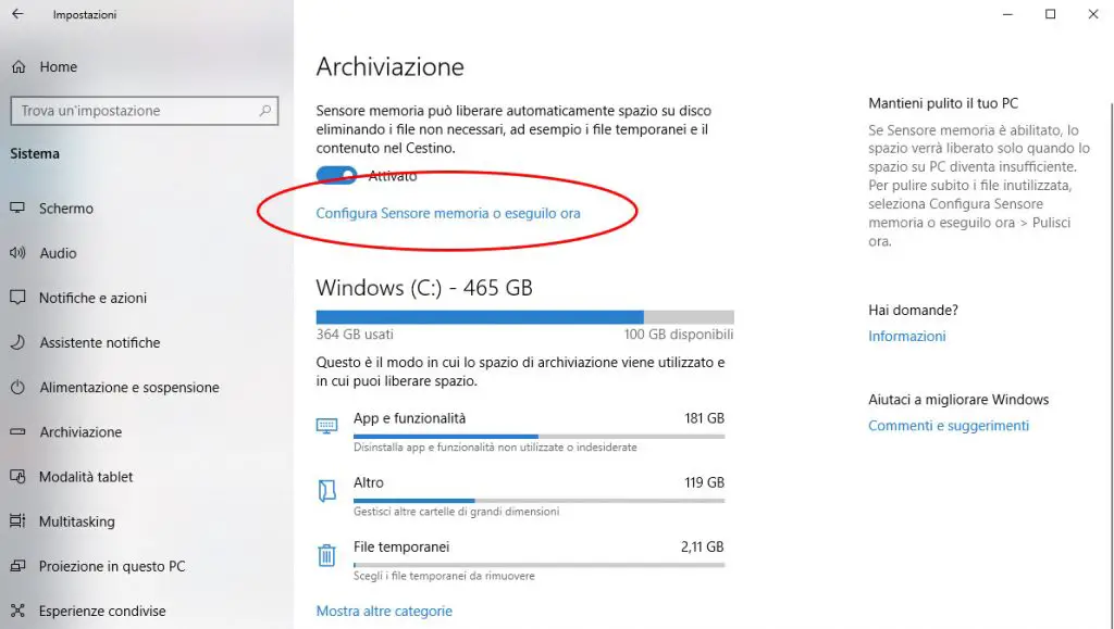 Come eliminare la cartella Windows.old su Windows 10