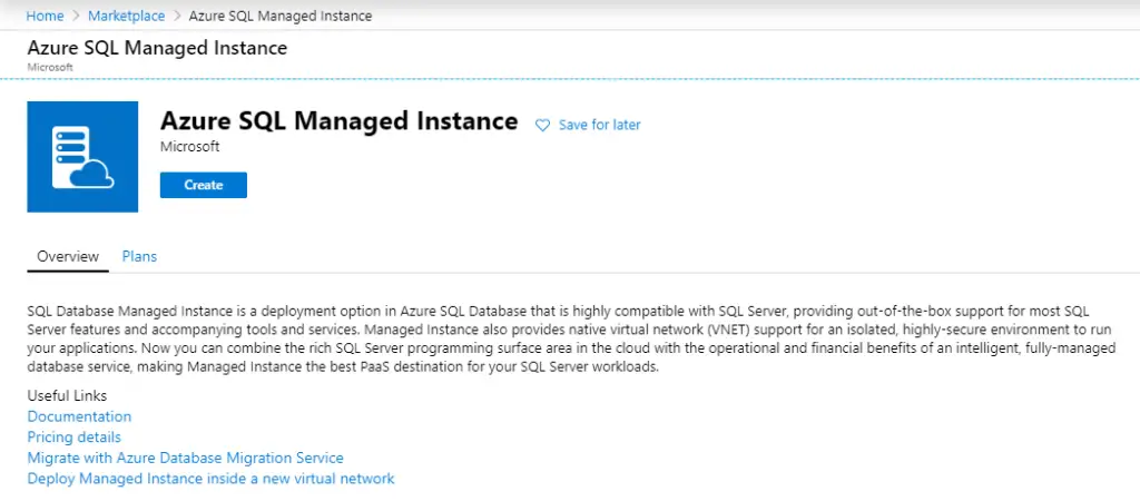 How to create an Azure SQL Managed Instance