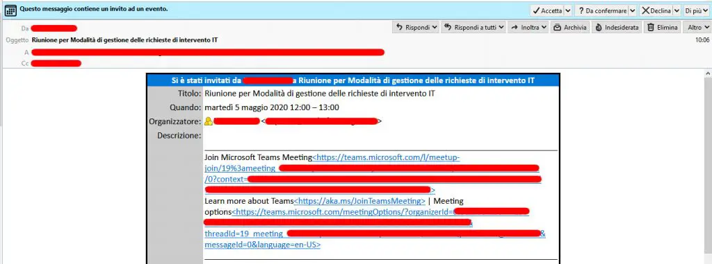 Gestire gli inviti agli eventi MS Outlook con Thunderbird e Google Calendar