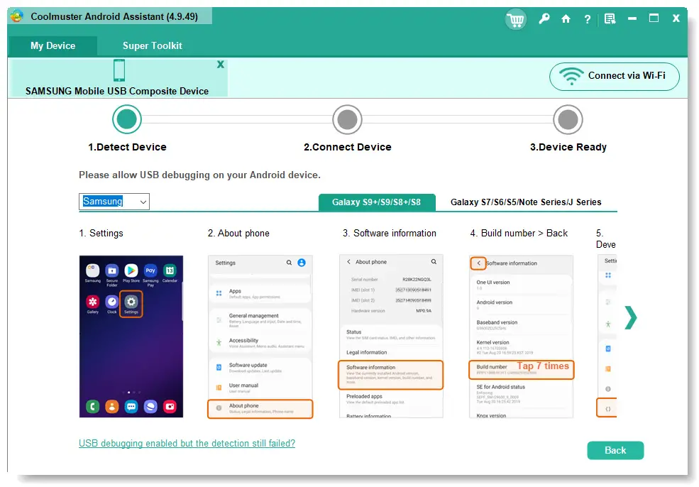 coolmuster android assistant export