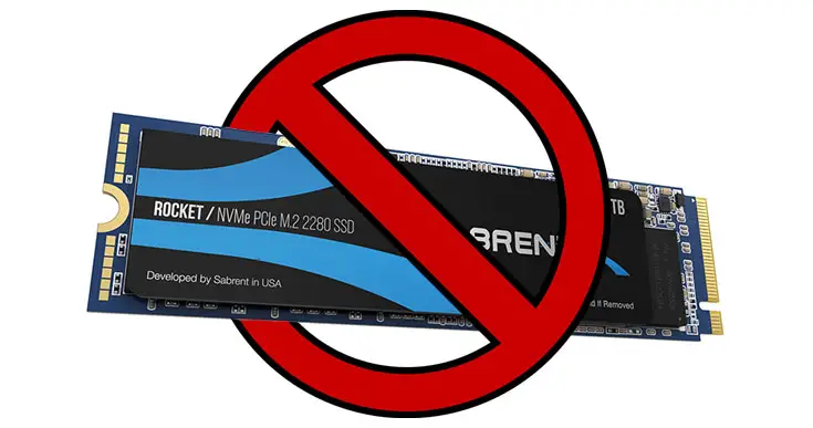 Here's why you should NOT buy a Sabrent Rocket SSD