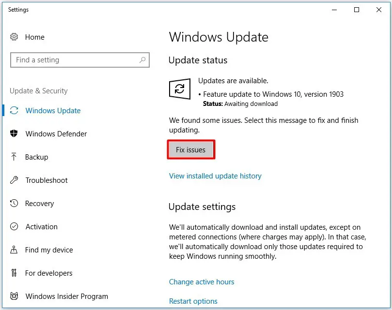 How to fix Windows Update Error 0x80004005