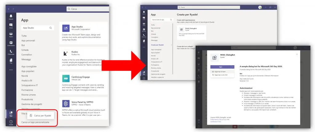 Microsoft Bot Framework: Integrazione con MS Teams