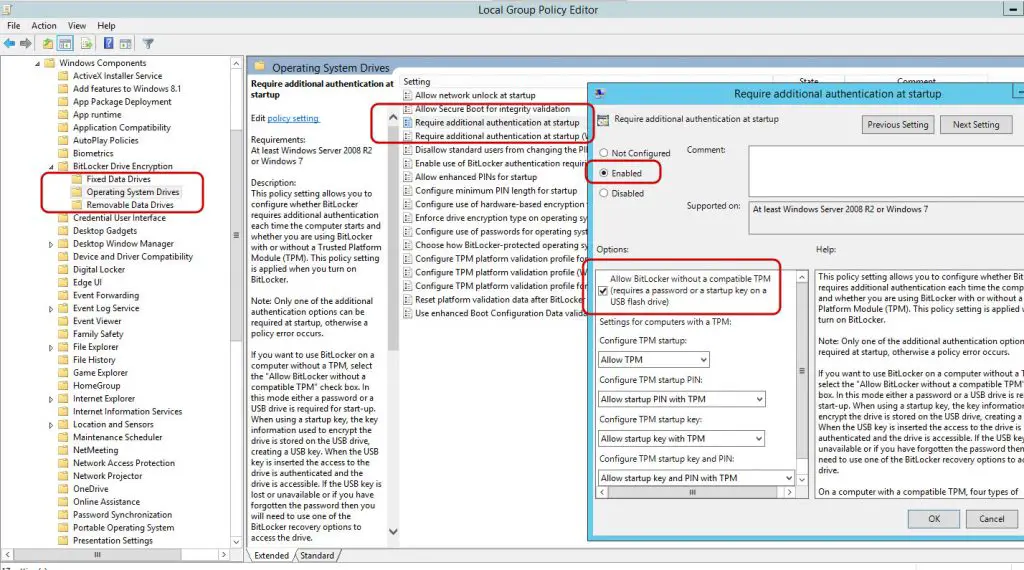 Windows Native Data Encryption At-Rest with BitLocker