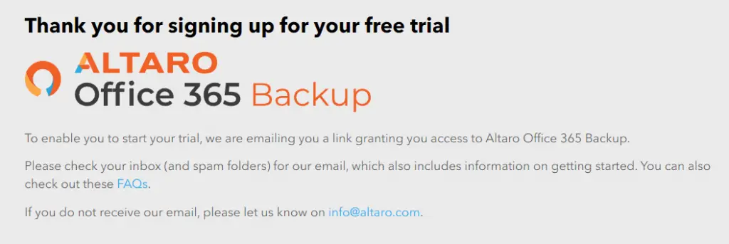 Altaro Office 365 Backup - Review and Test Drive