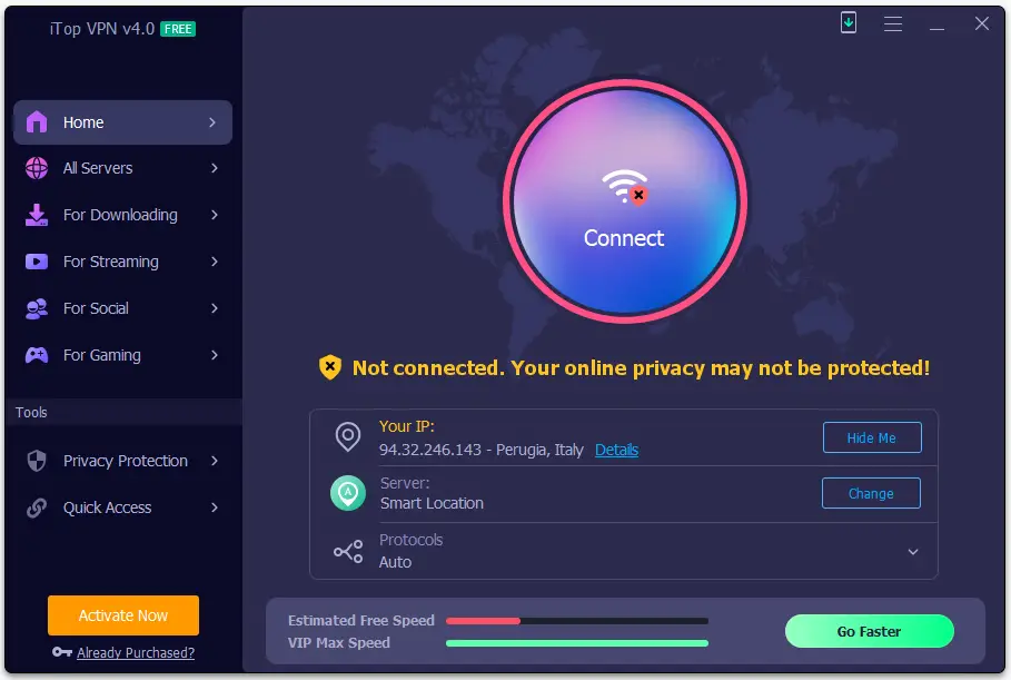 iTop VPN - Free VPN Service for Windows, macOS, iOS and Android