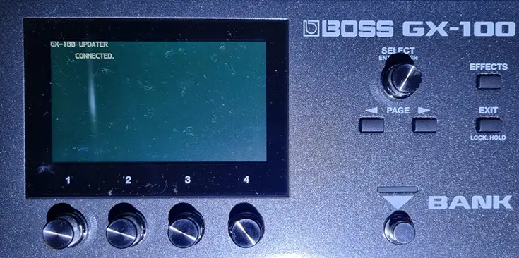 Boss GX-100 Firmware Update Guide