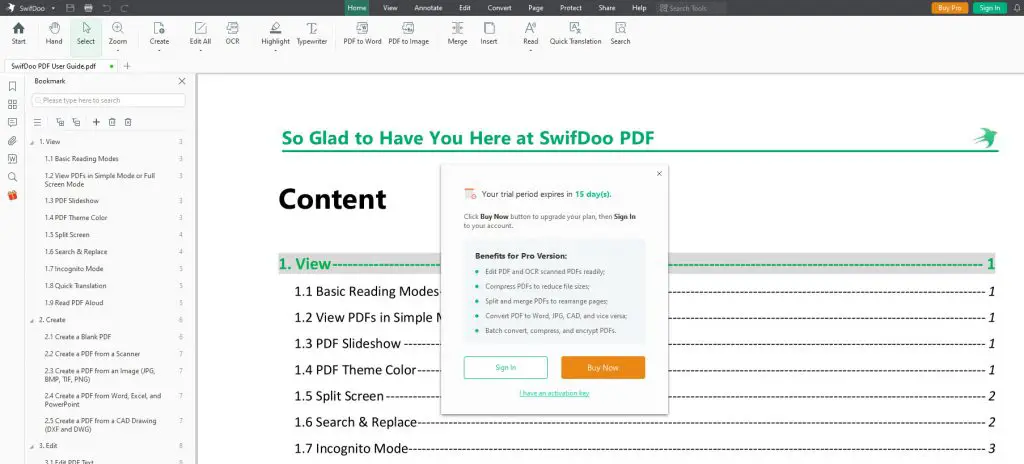 SwifDoo PDF: a valid (and cheaper) alternative to Adobe Acrobat Pro